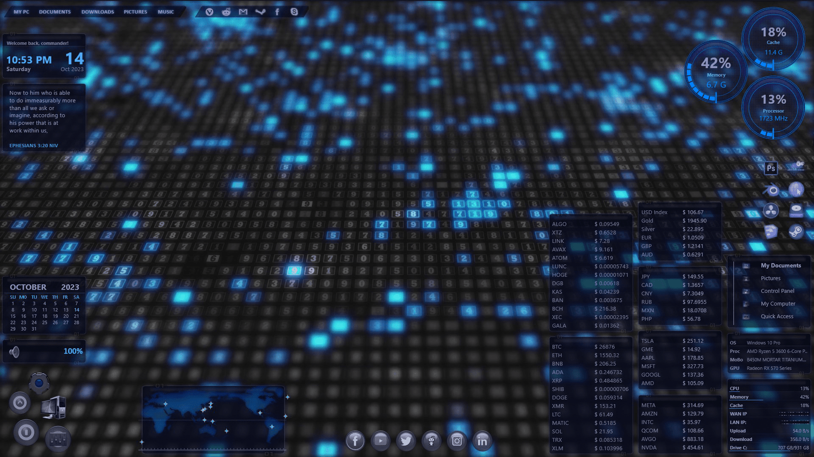 TeraBlitz Matrix Blue