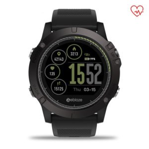 Geek Vibe 3 HR Rugged Android Smartwatch | Heart Monitor, 3D Accelerometer and App Notifier